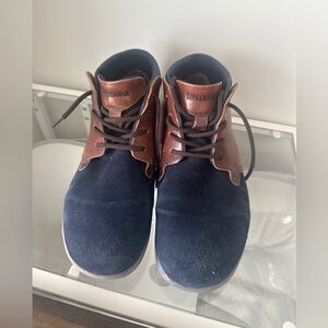 Birkenstock Men's Navy and Brown Shoes